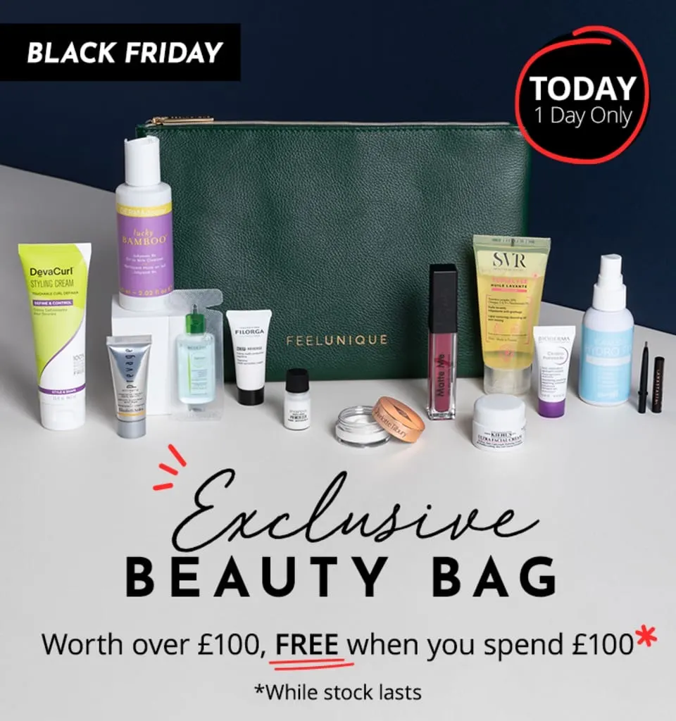 Feelunique Black Friday Exclusive Beauty Bag Gwp November 2020