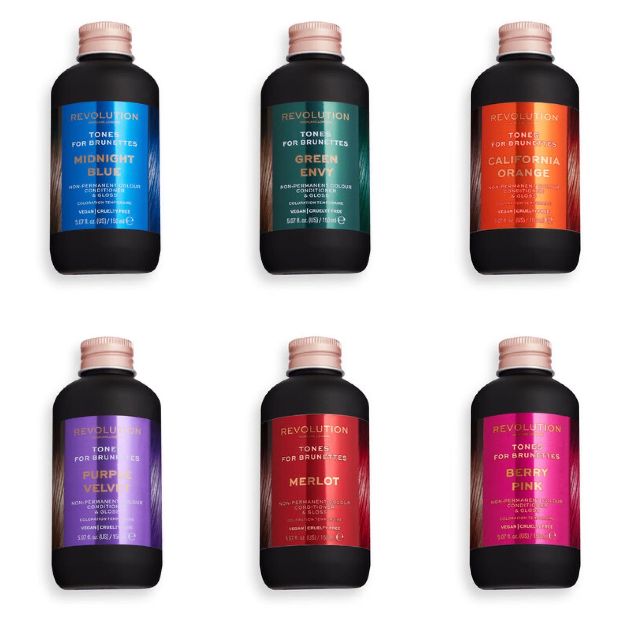Revolution Hair Tones for Brunettes Collection