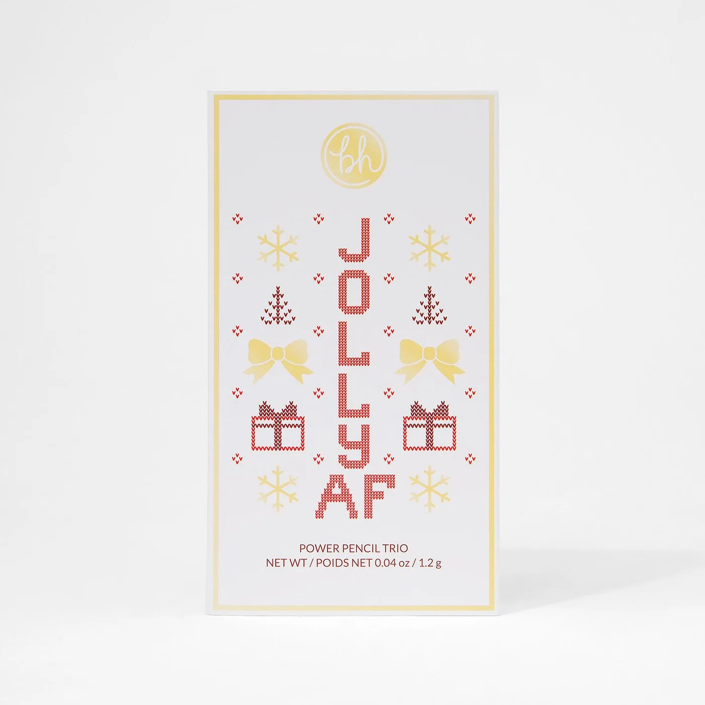 Bh Cosmetics Jolly Af Power Pencil Trio Stunning 3 Piece Holiday Set