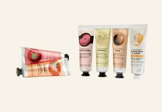 The Body Shop Squeeze & Share Hand Cream Crackers