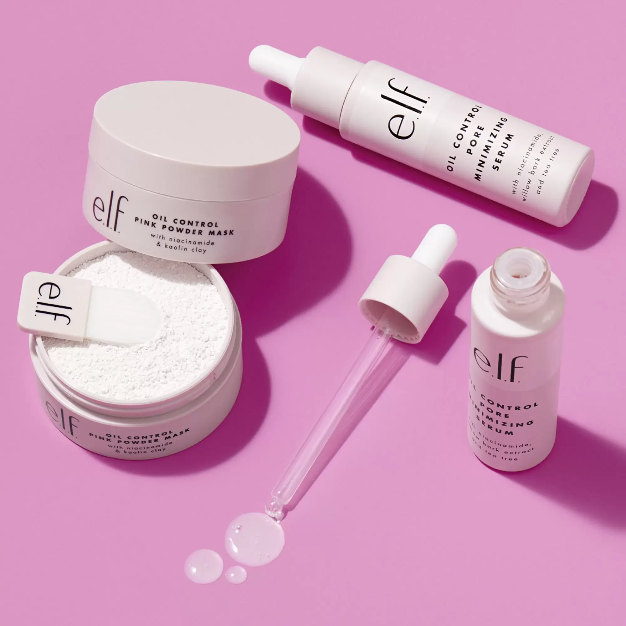ELF Oil Control Pink Powder Mask