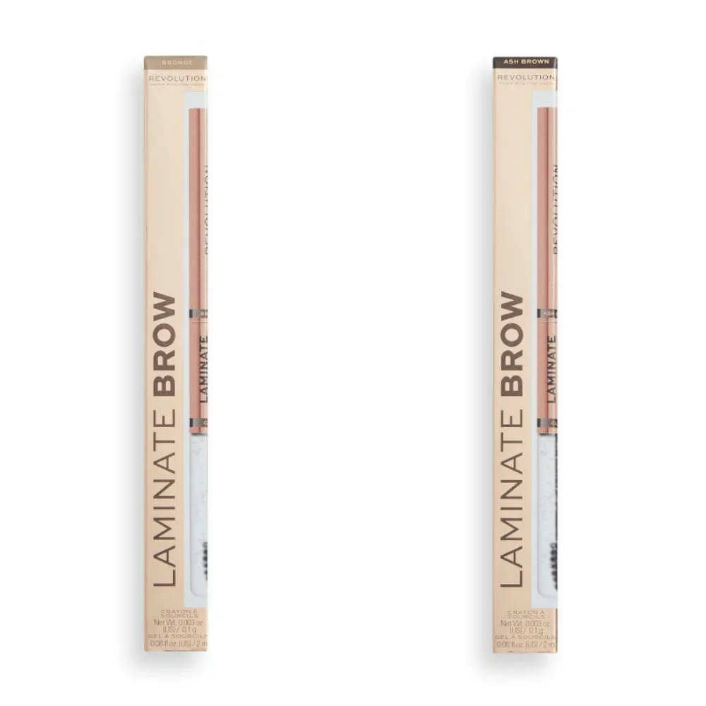 Revolution Laminate Brow Duo Collection