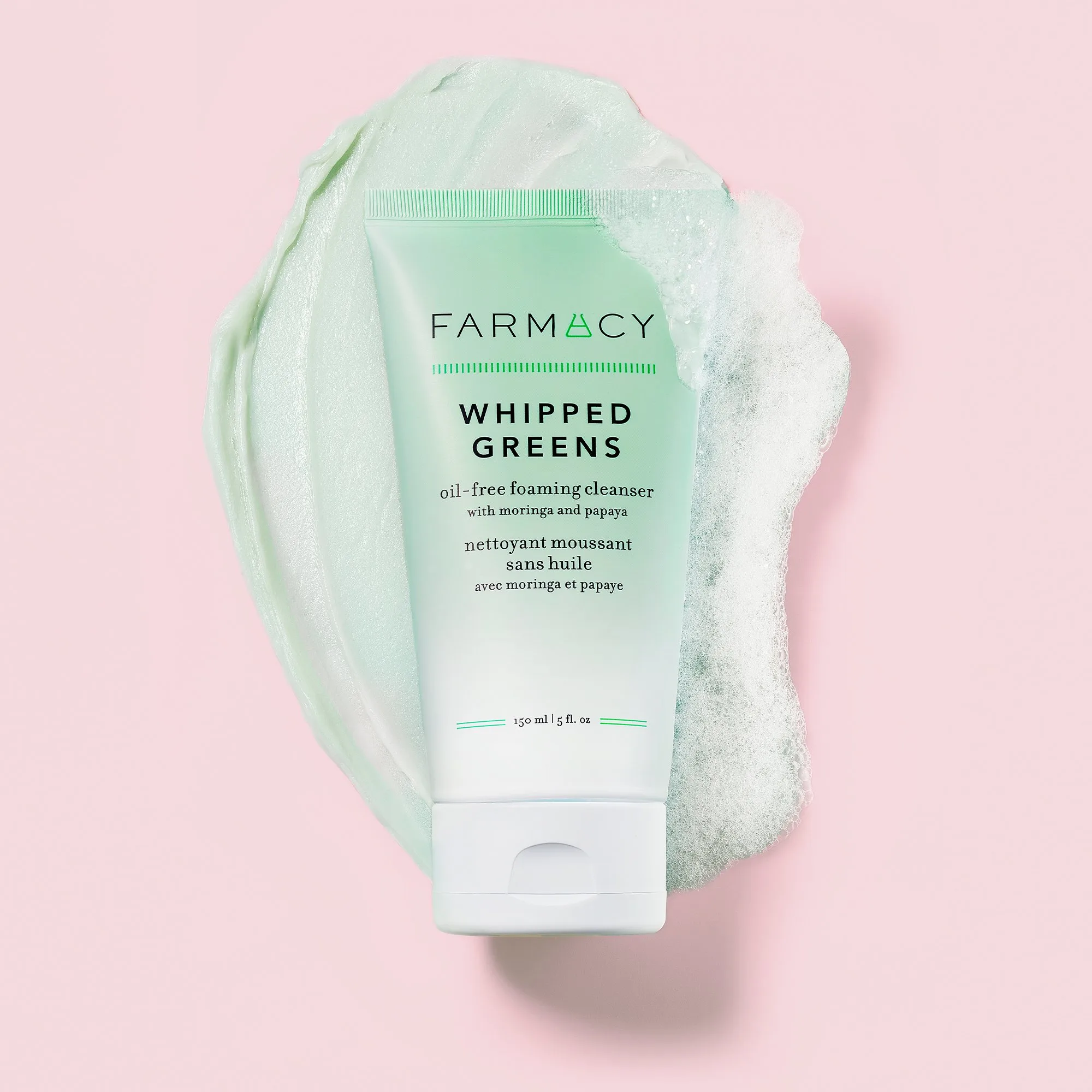 Farmacy Whipped Greens Oil-Free Foaming Cleanser