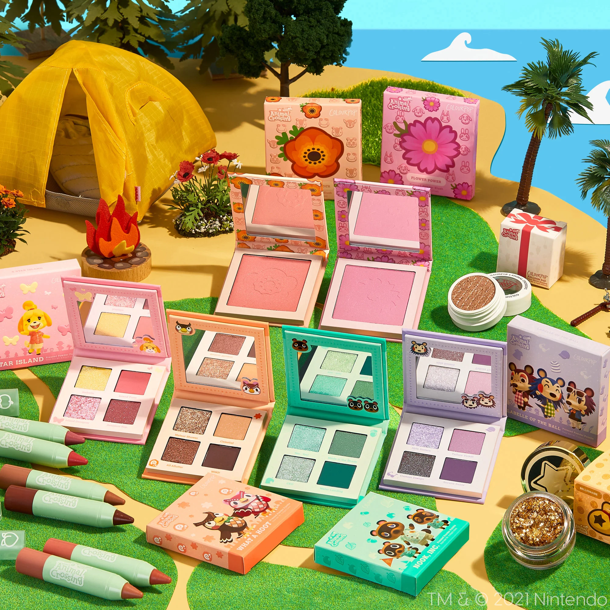 ColourPop x Animal Crossing Collection 2021