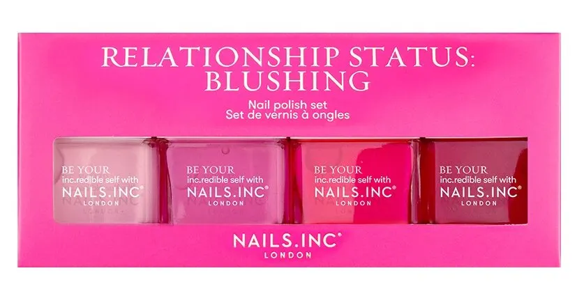 Nails Inc Relationship Status: Blushing Nail Polish Set