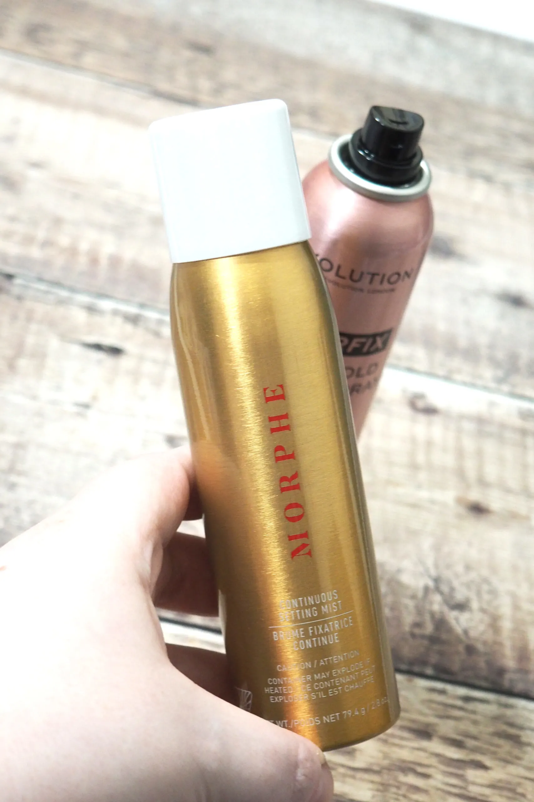 Revolution Superfix Super Hold Misting Spray Vs Morphe Continuous Setting Spray
