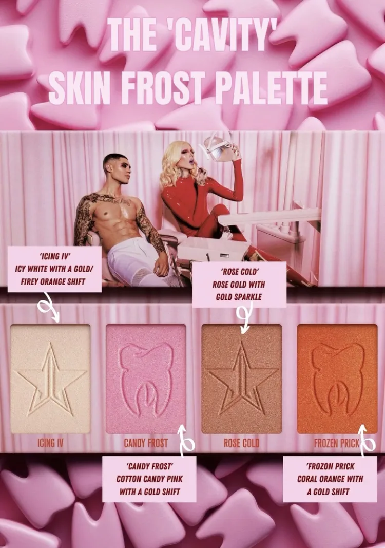 Jeffree Star Cavity Palette and Blood Sugar Anniversary Collection