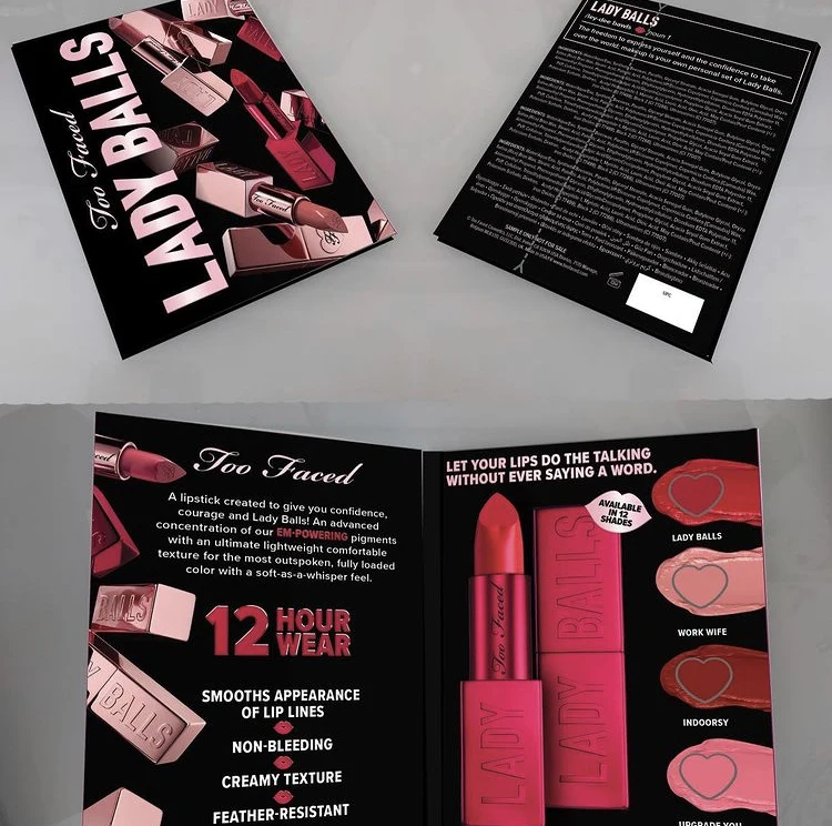Too Faced Lady Bold Lipstick Collection