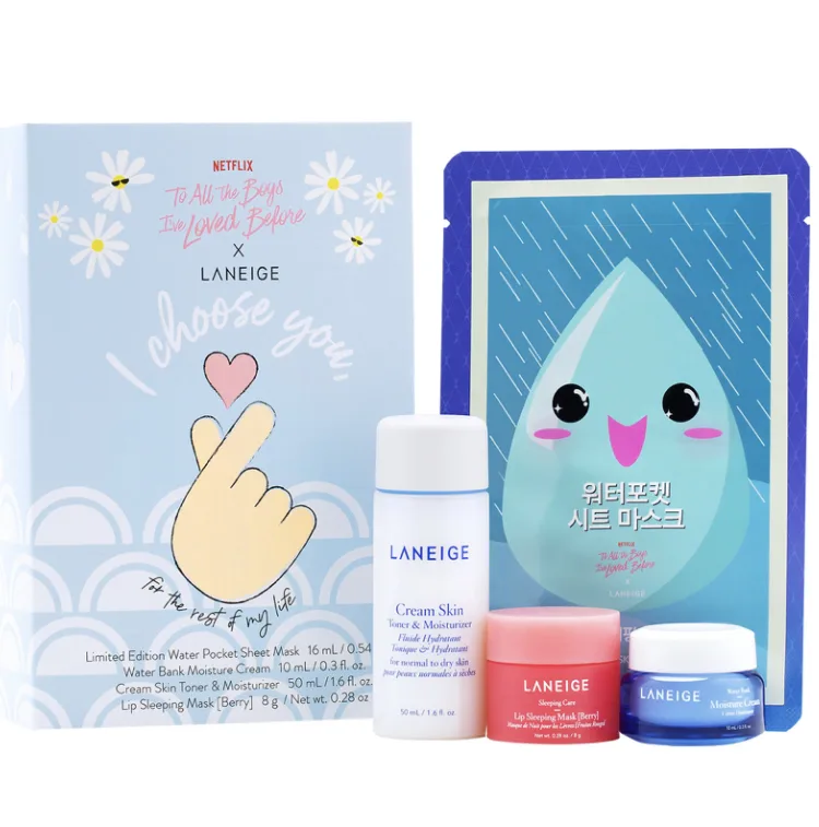 Laneige x Netflix To All The Boys I've Loved Before Collaboration