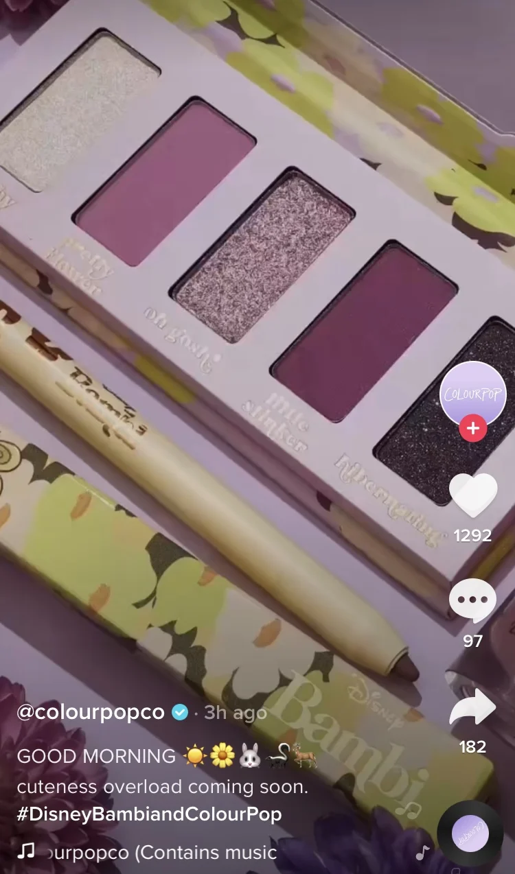 ColourPop x Disney Bambi Collection Reveal!