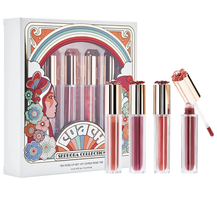 Sephora x Coach Tea Rose Lip Gloss Set