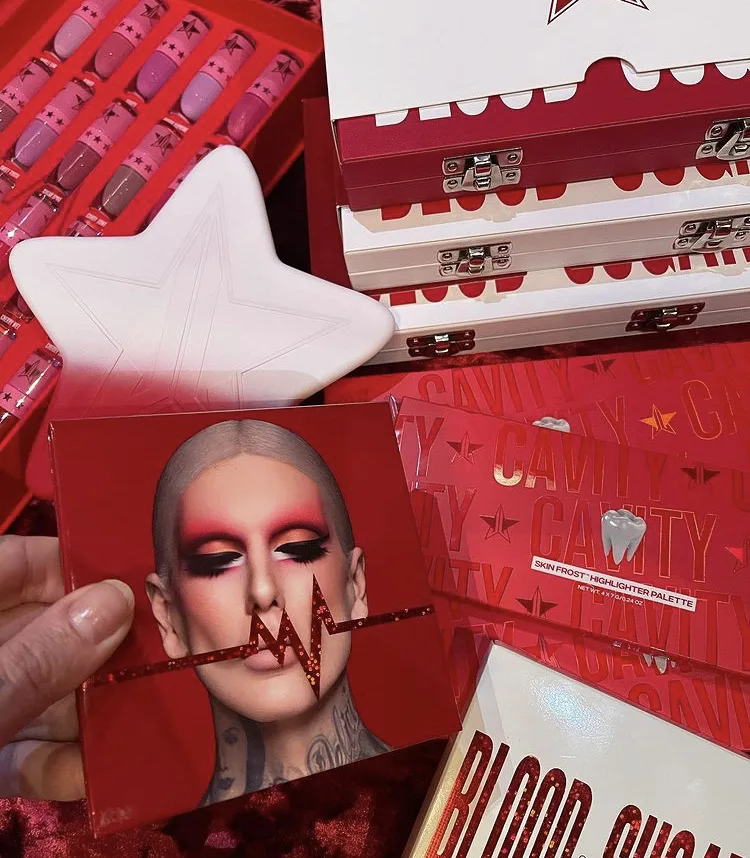 Jeffree Star Cavity Palette and Blood Sugar Anniversary Collection