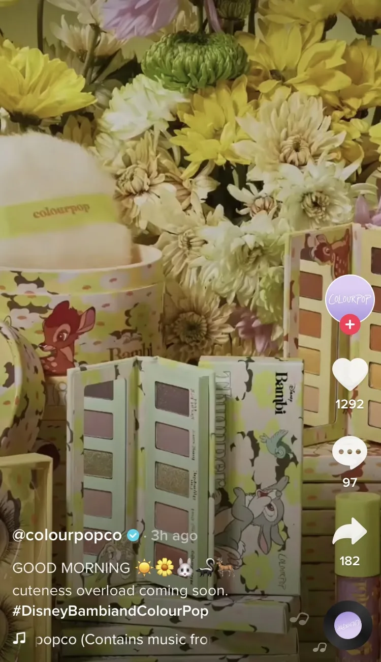 ColourPop x Disney Bambi Collection Reveal!