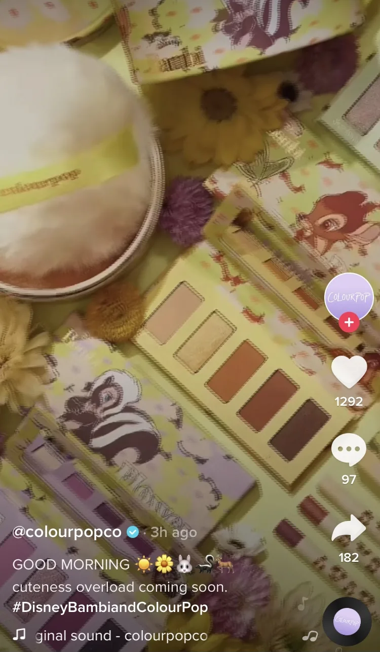ColourPop x Disney Bambi Collection Reveal!