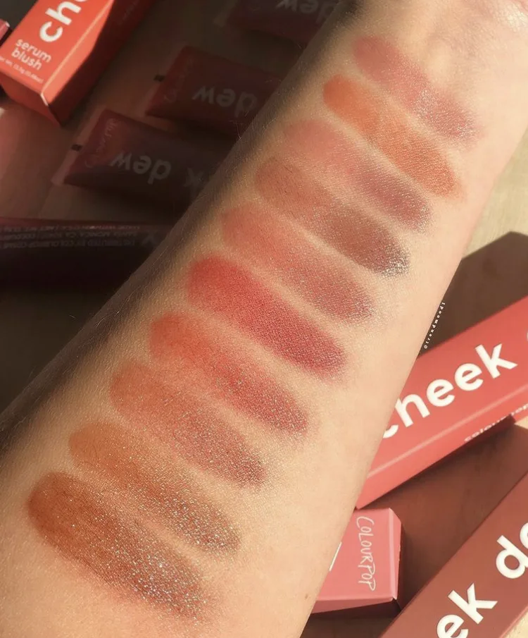 ColourPop Cheek Dew Serum Blush Collection 2 ColourPop Cheek Dew Serum Blush Collection