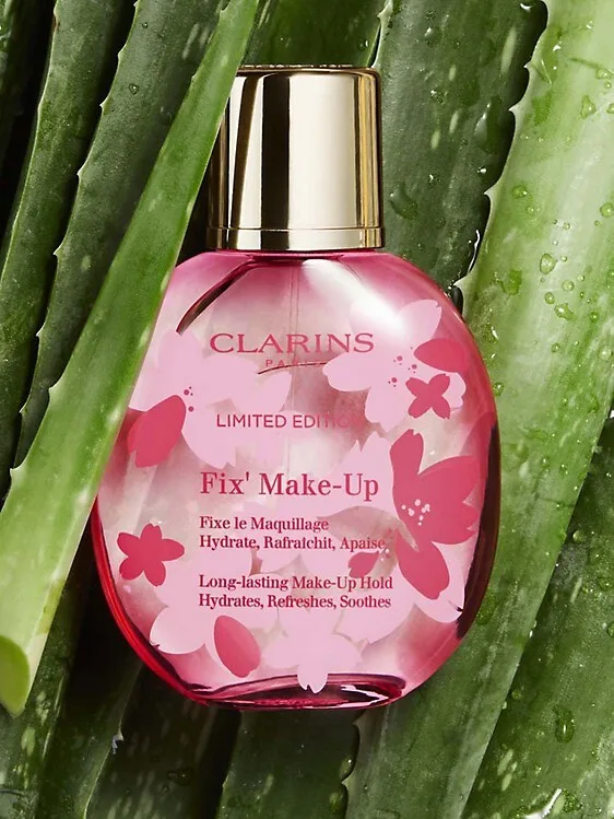 Clarins Cherry Blossom Fix Make-Up Setting Spray | Limited Spring 2021