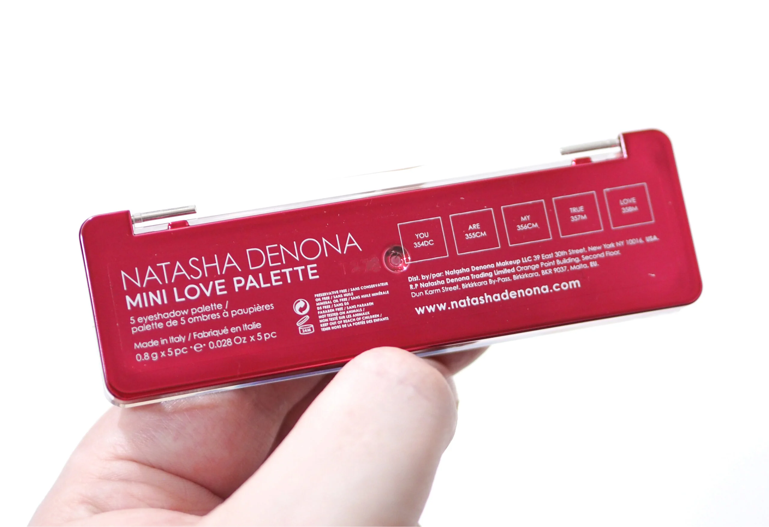 Natasha Denona Mini Love Palette Review and Swatches