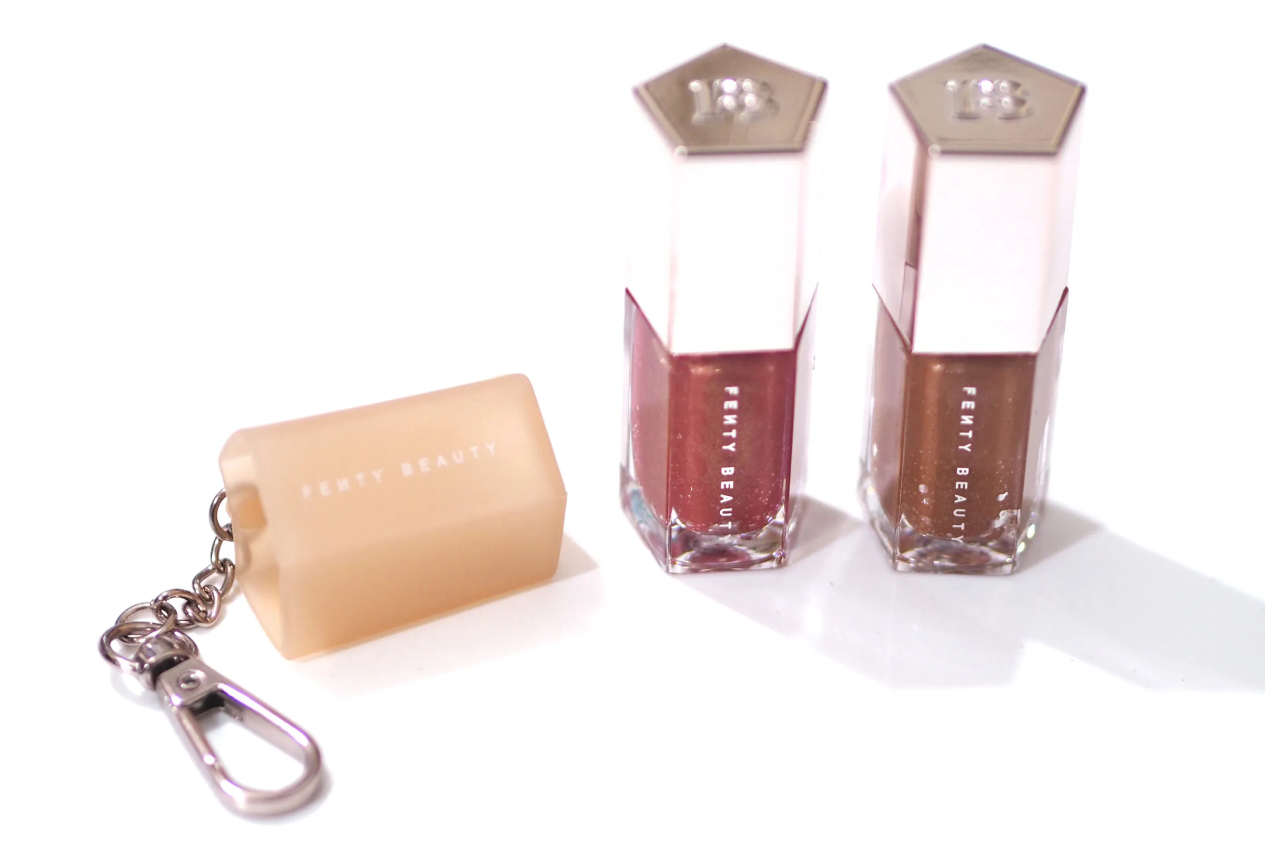 Fenty Lip Gloss Bombs Mini Lip Duo + Key Chain Set Review