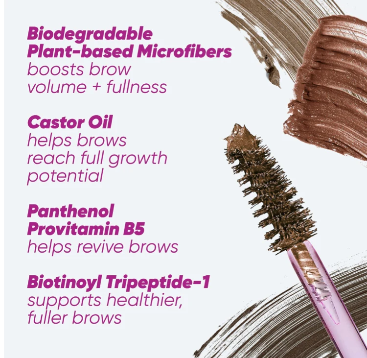 Kosas Air Brow Tinted Clean Volumizing Eyebrow Gel