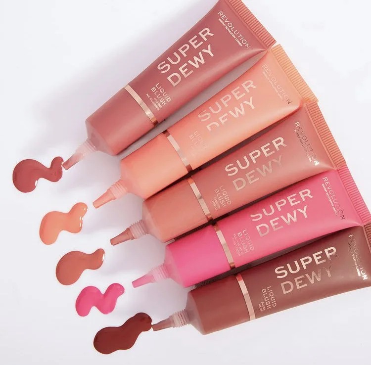 Revolution Superdewy Liquid Blush Collection
