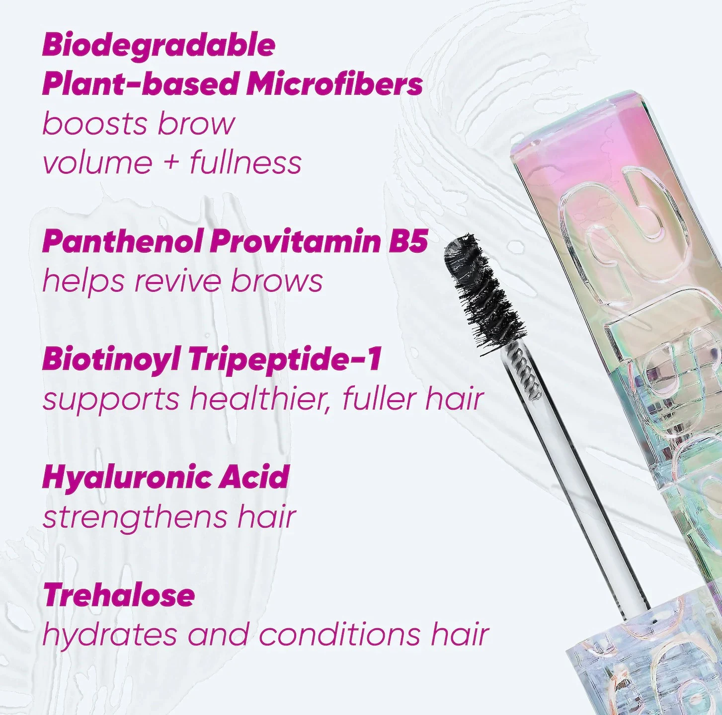 Kosas Air Brow Clear + Clean Lifting Treatment Eyebrow Gel March 2021