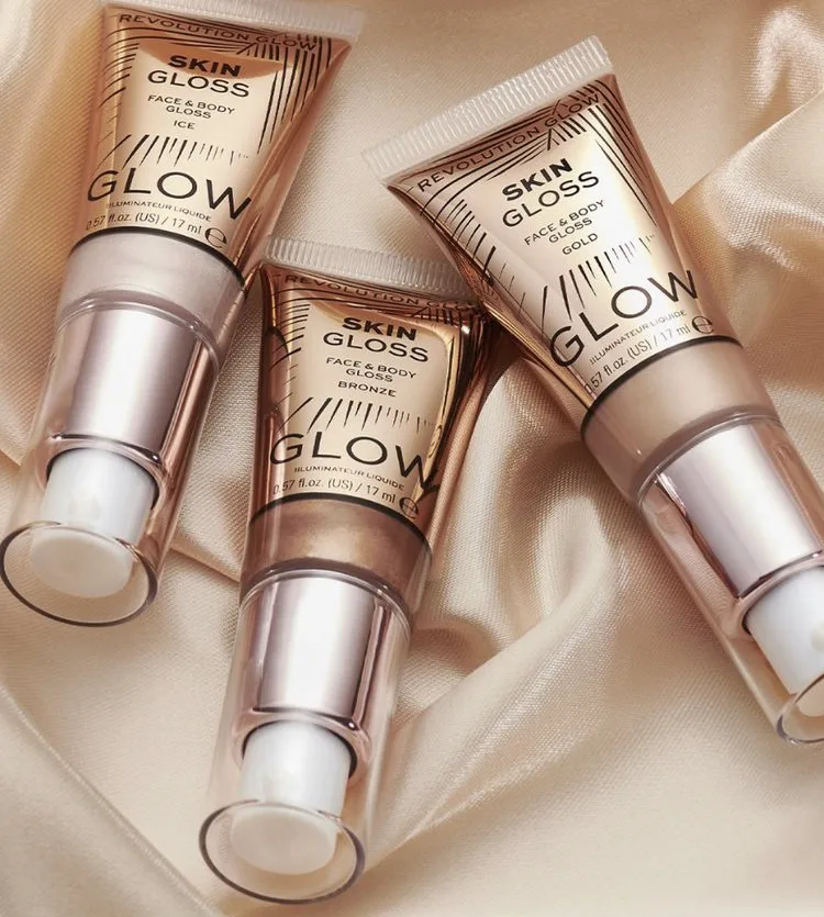 Revolution Glow Face & Body Gloss Illuminator 3 Beautiful Liquid