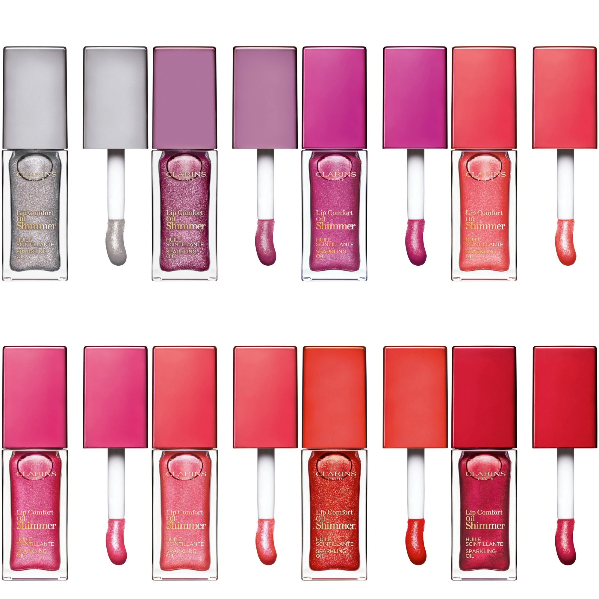 Clarins Lip Comfort Oil Shimmer Collection