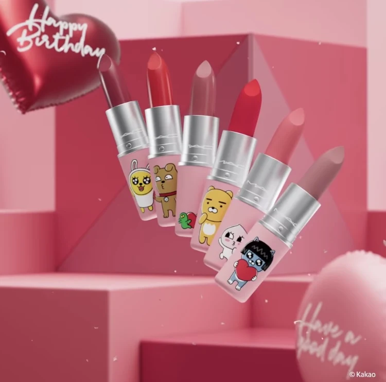 MAC x Kakao Friends Lipstick Collection 2021