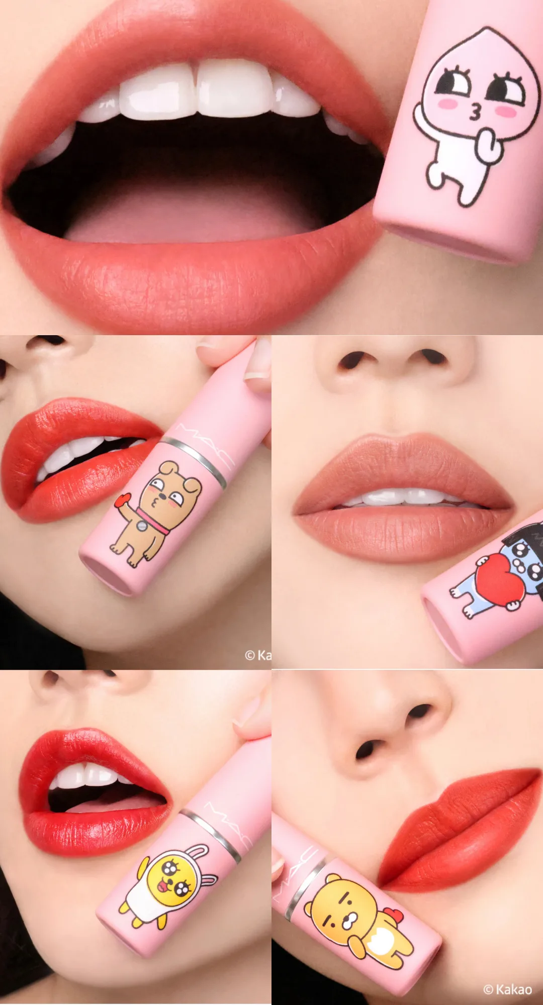 MAC x Kakao Friends Lipstick Collection 2021