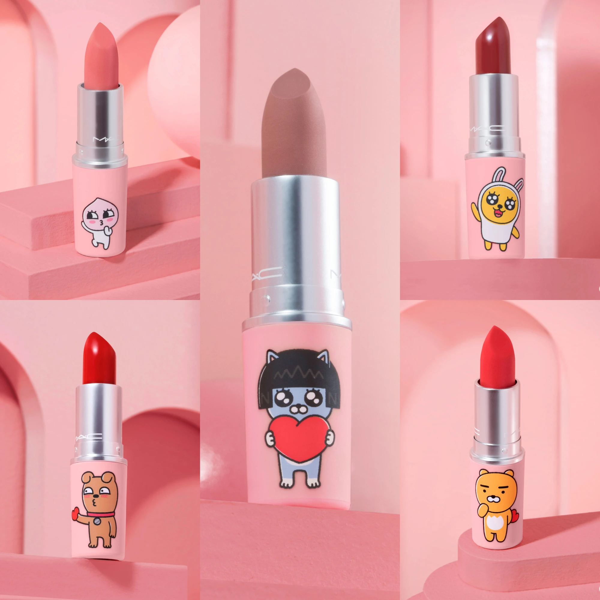 MAC x Kakao Friends Lipstick Collection 2021