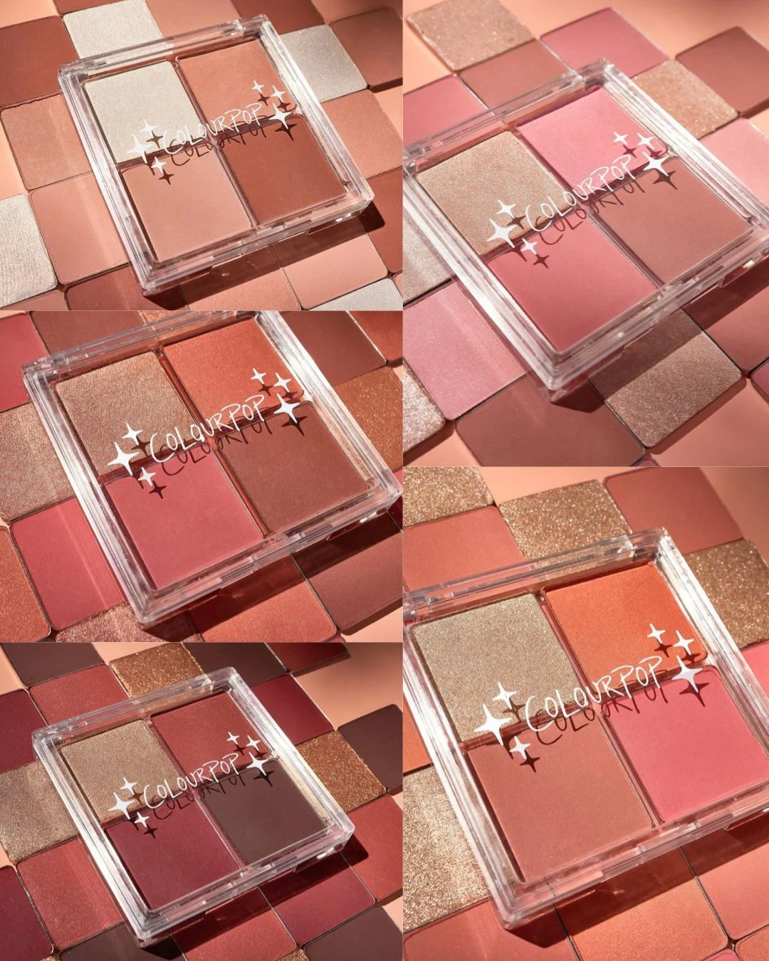 ColourPop Cheek Palette Quads Collection