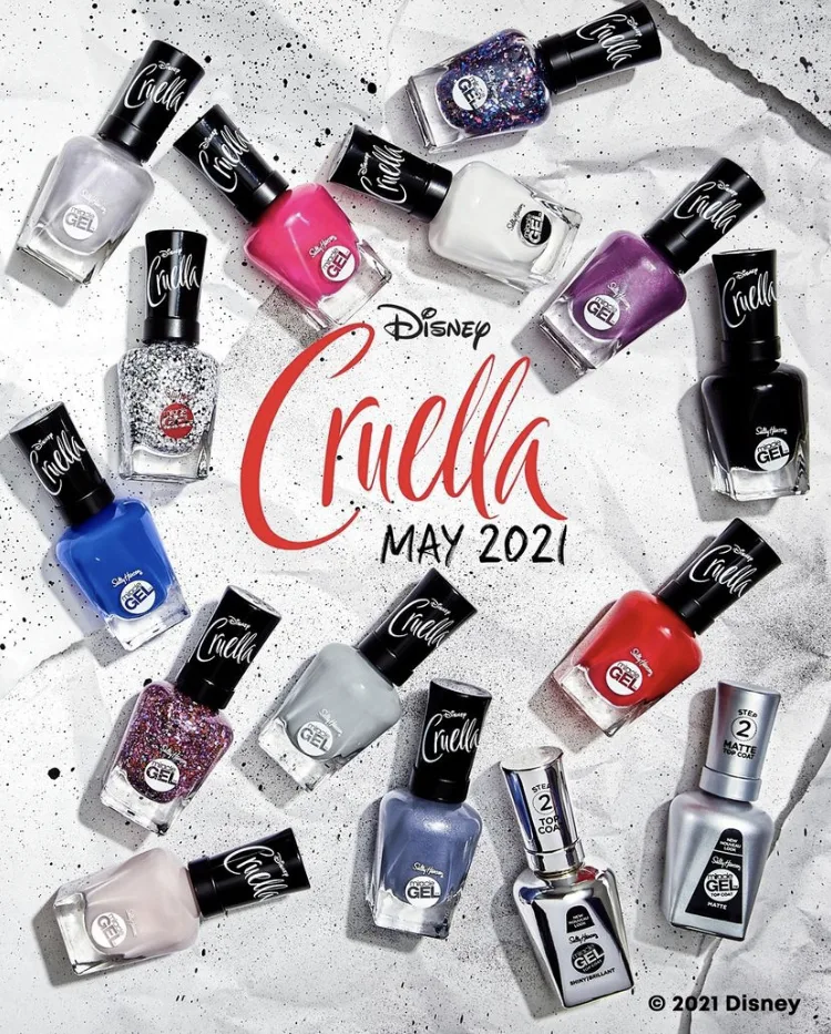 Sally Hansen x Disney Cruella Miracle Gel Collection