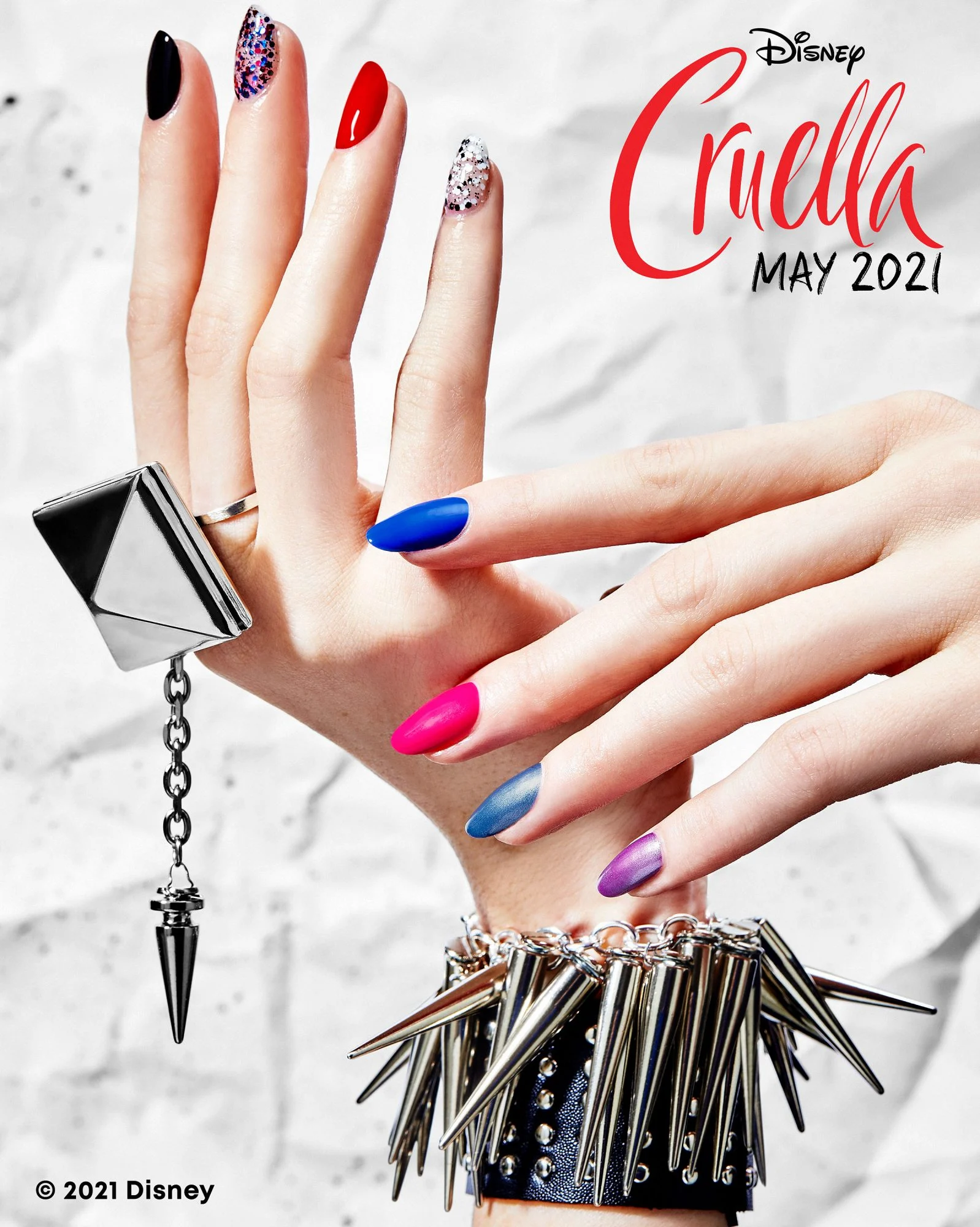 Sally Hansen x Disney Cruella Miracle Gel Collection