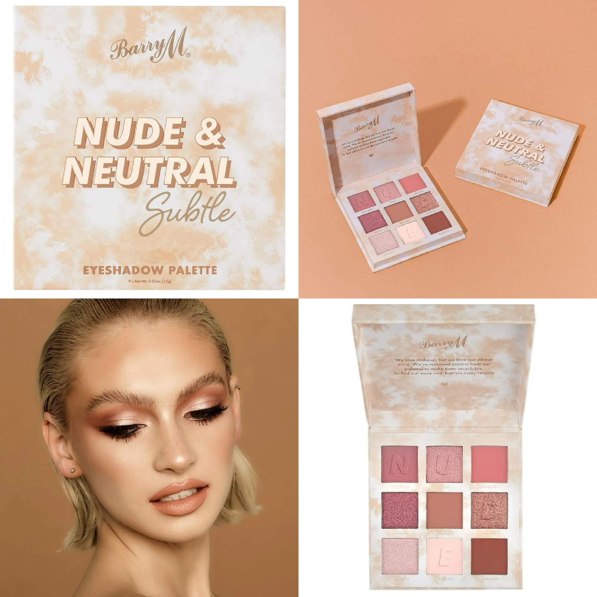 Barry M Nude & Neutral Eyeshadow Palettes