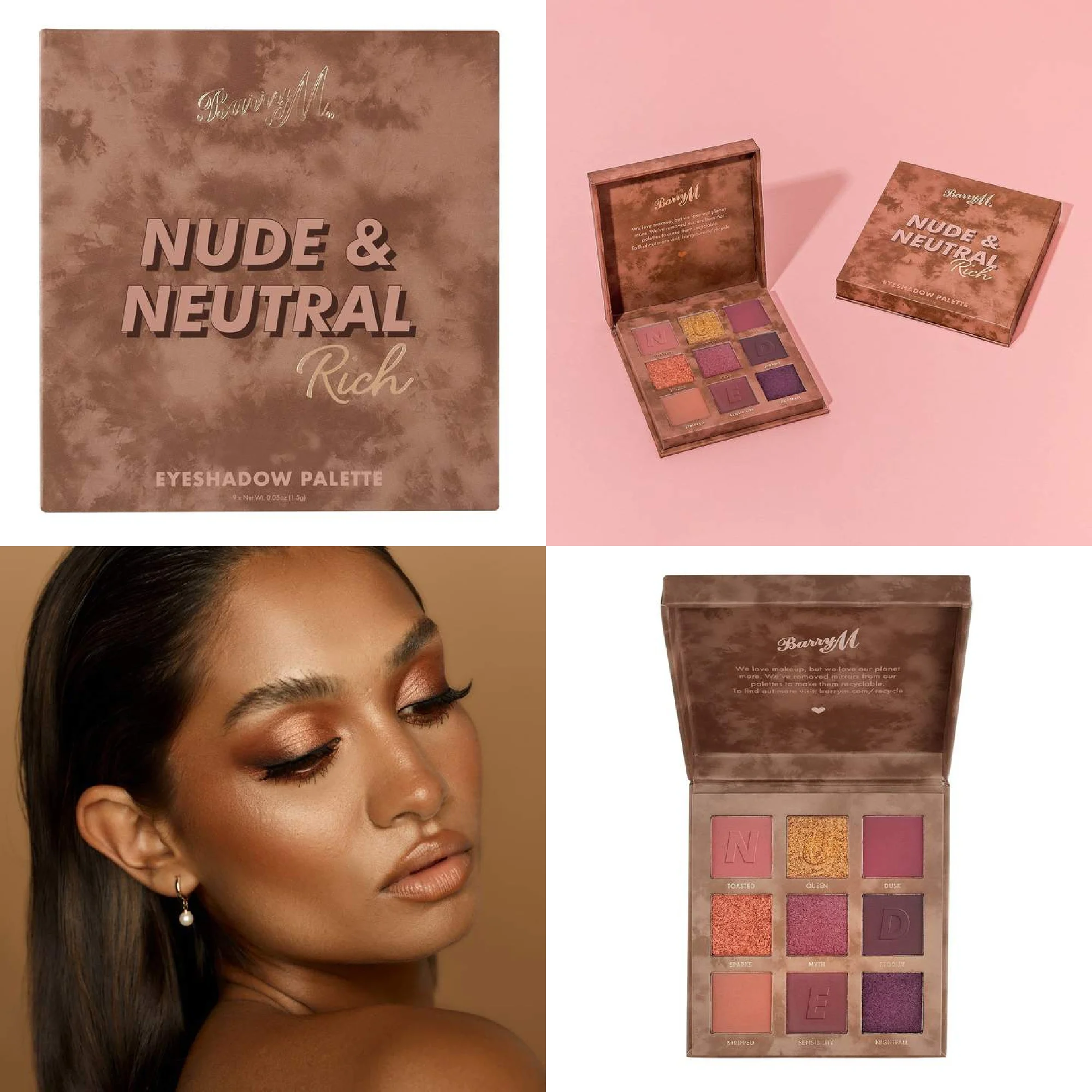 Barry M Nude & Neutral Eyeshadow Palettes