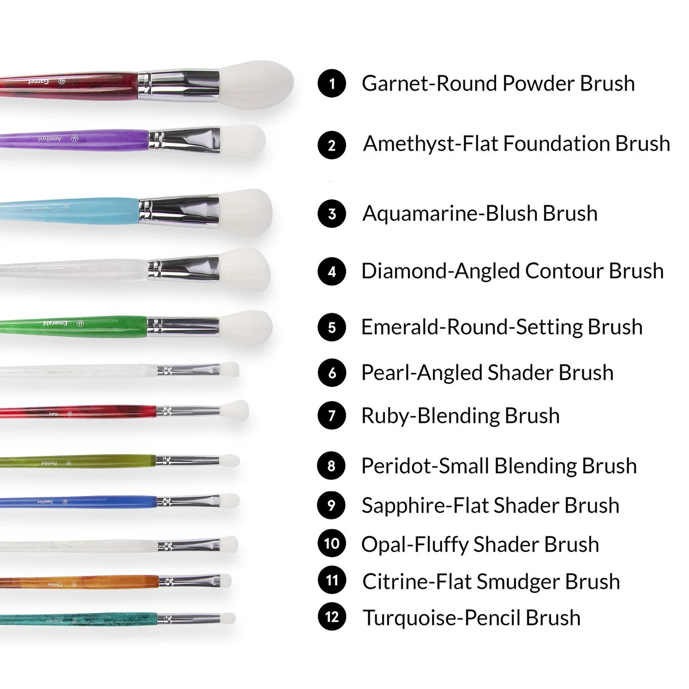 BH Cosmetics Birthstone Brush Vault