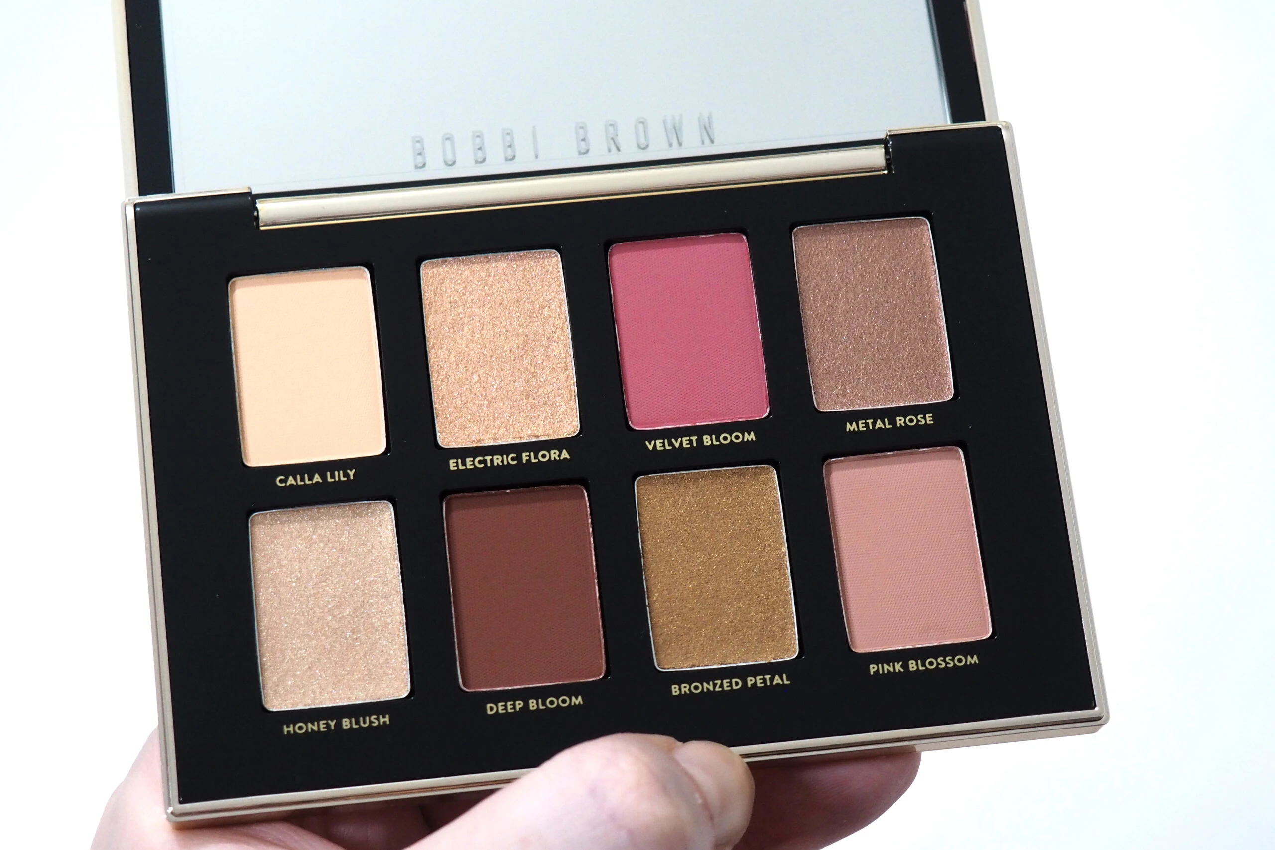 Bobbi Brown Luxe Metal Rose Eyeshadow Palette Review / Swatches