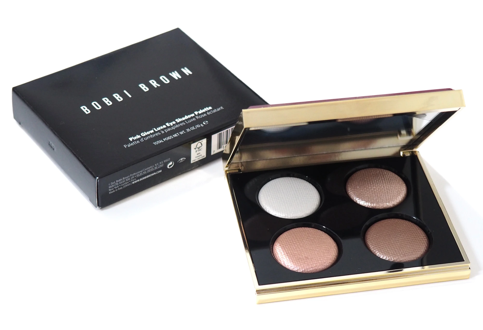 Bobbi Brown Pink Glow Luxe Eyeshadow Palette Review Swatches