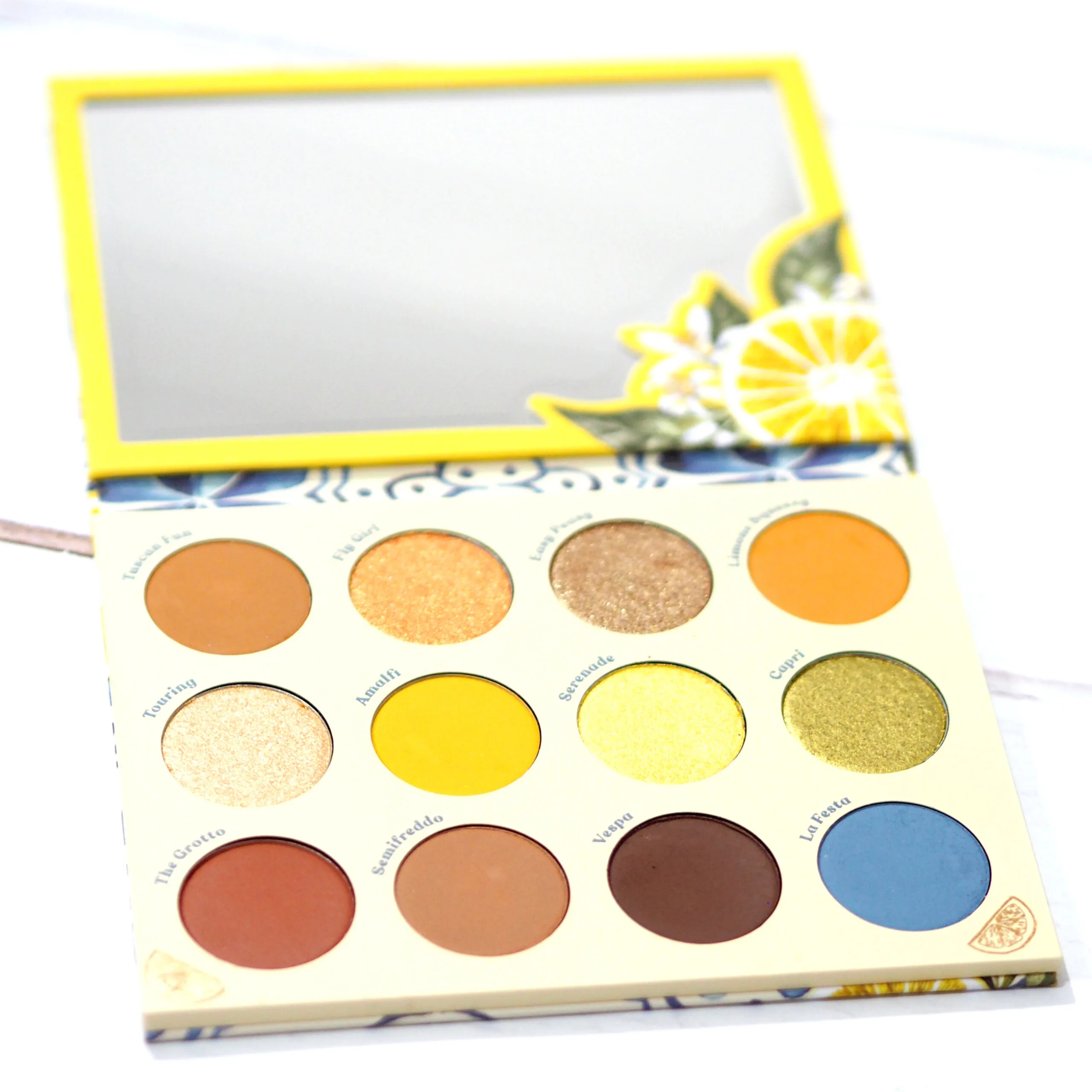 ColourPop Limoncello Eyeshadow Palette Review / Swatches