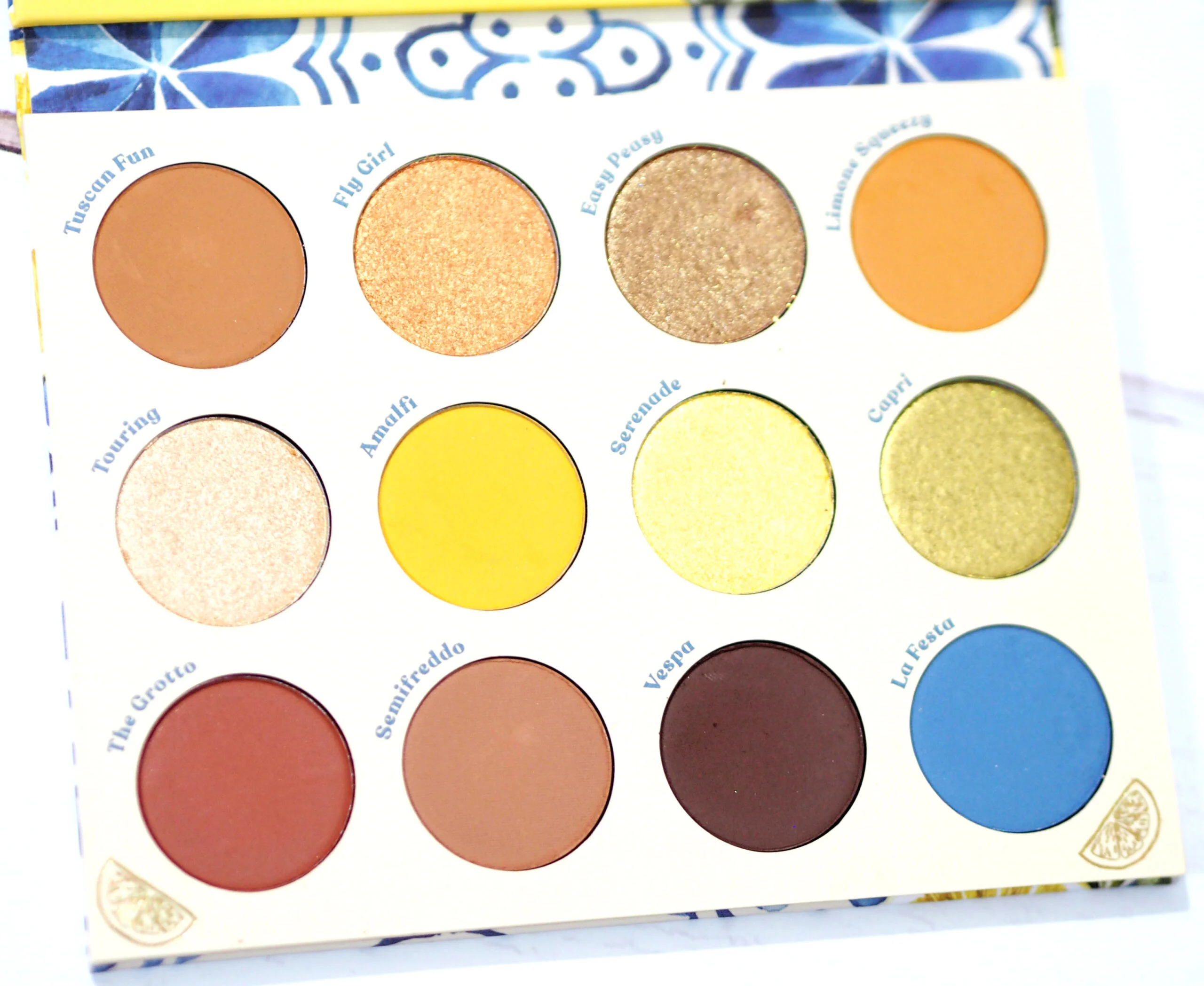 ColourPop Limoncello Eyeshadow Palette Review / Swatches