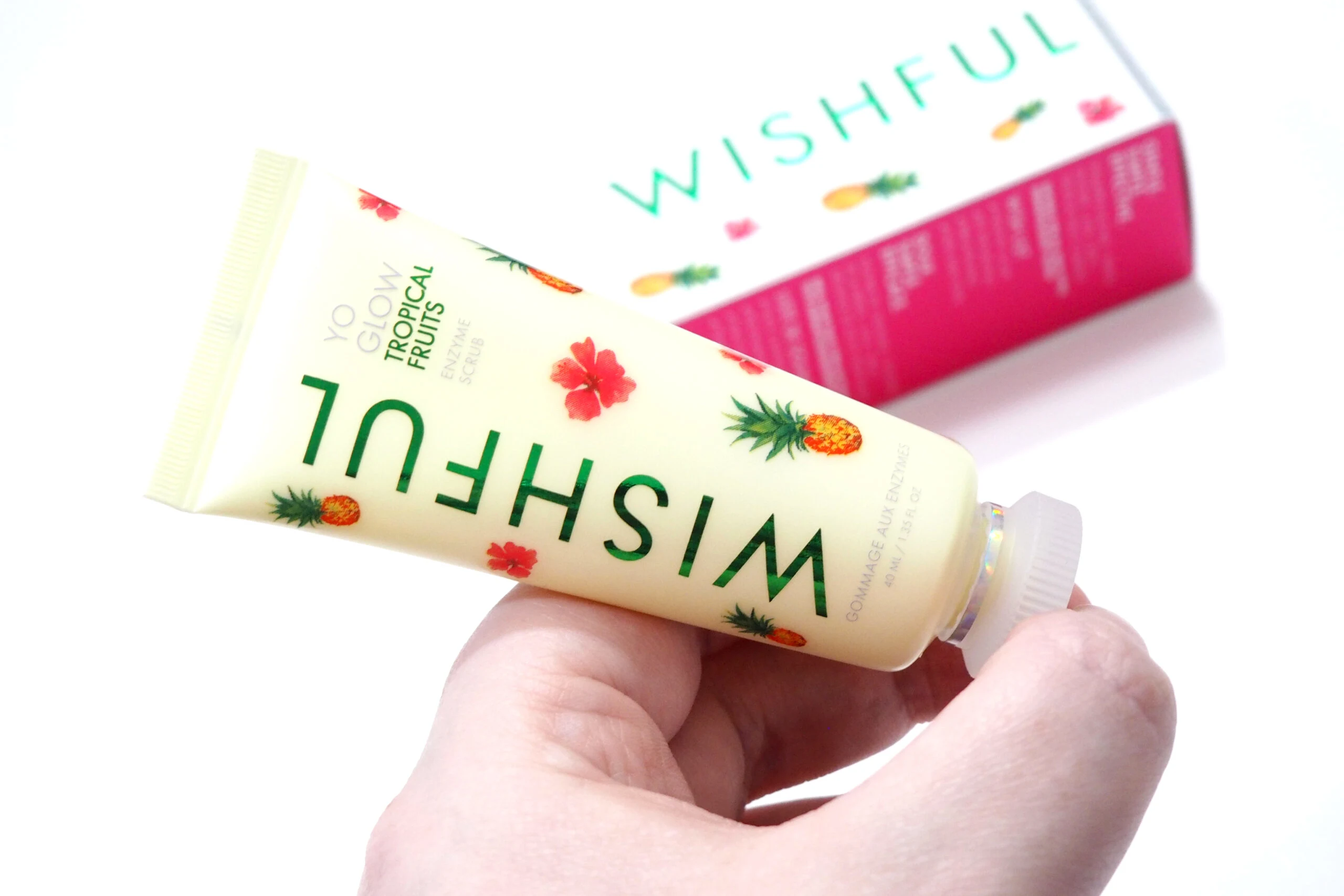 Wishful Yo Glow Tropical Fruits Enzyme Scrub Review