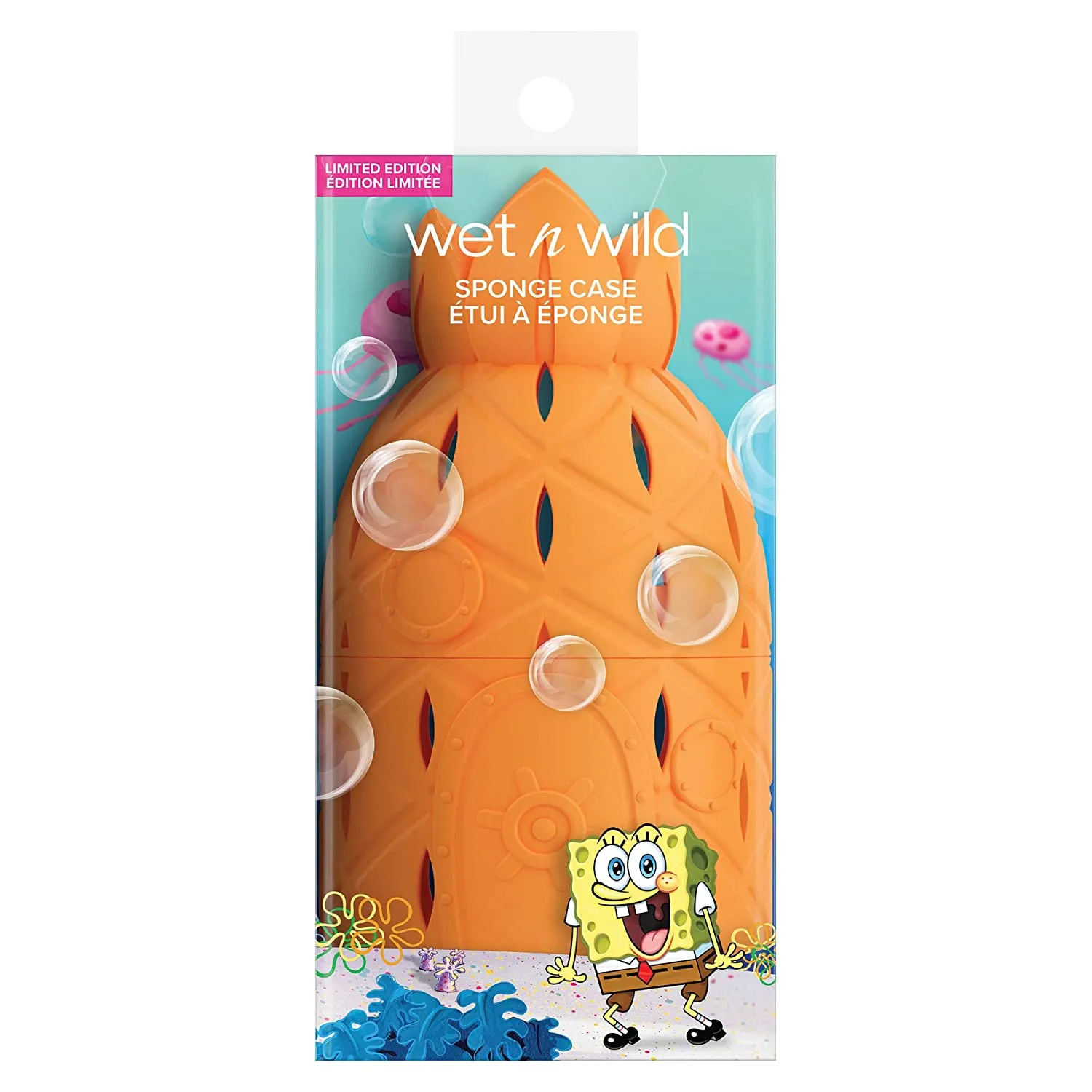 Wet n Wild x Bob Esponja Calça Quadrada Estojo de Esponja Abacaxi House