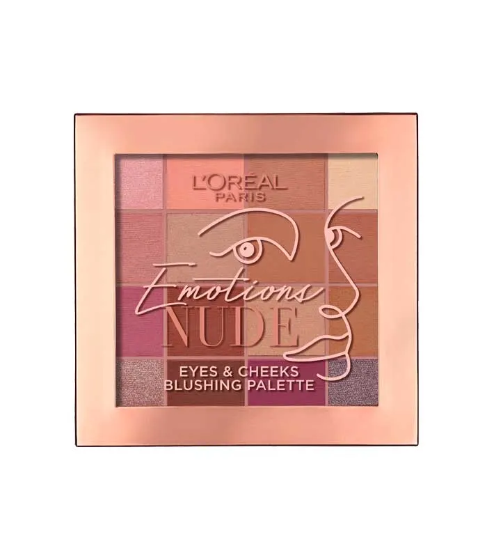 L'Oreal Emotions Nude Eyes & Cheeks Blushing Palette