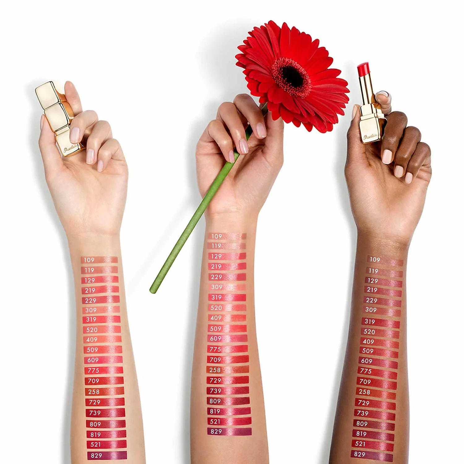 Guerlain KissKiss Shine Bloom Lipstick Balm Collection