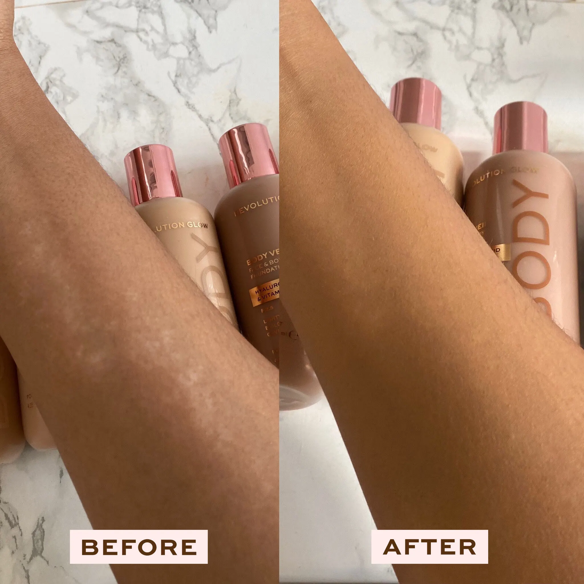 Revolution Glow Body Veil Face & Body Foundation
