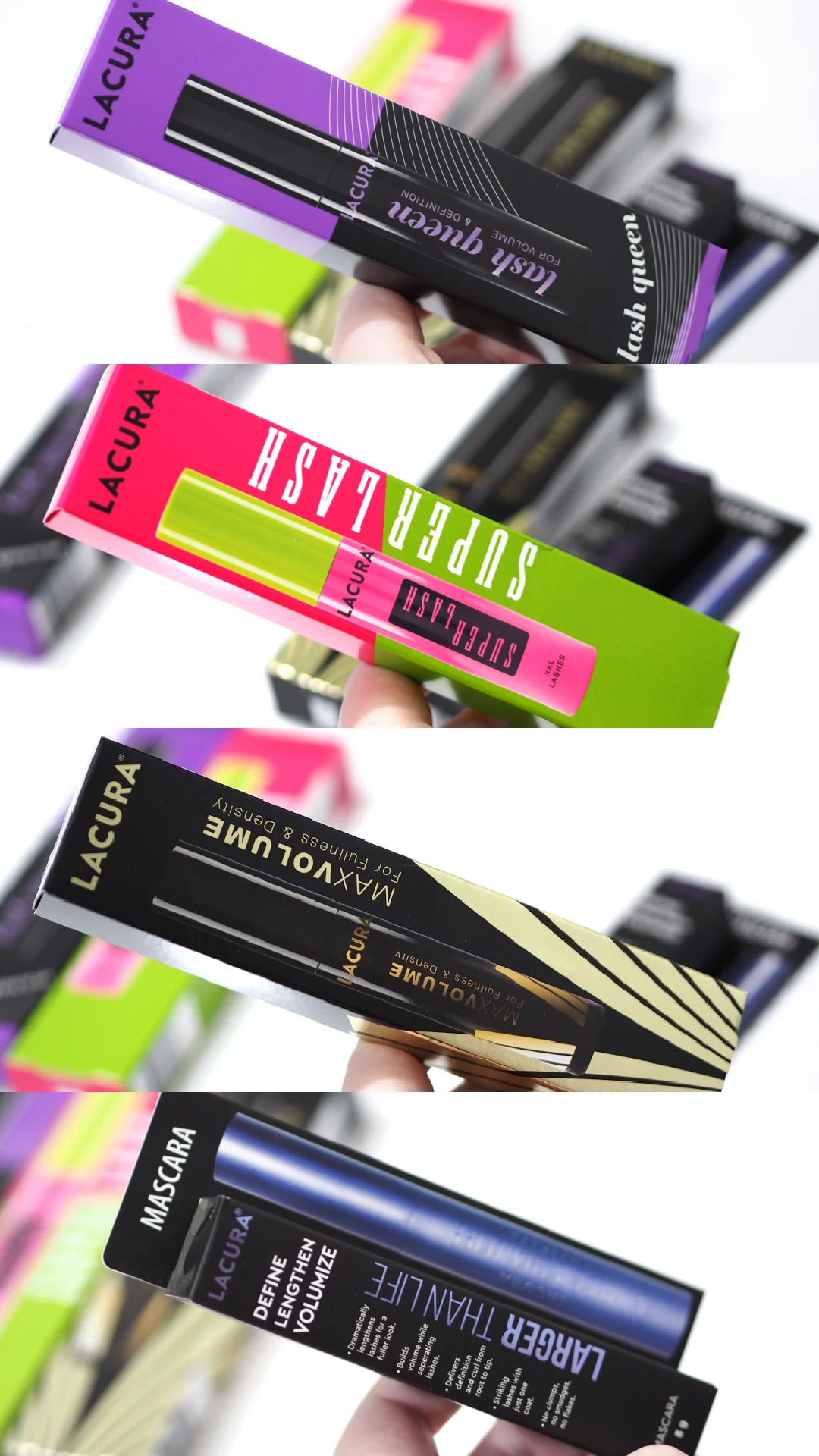 Aldi Lacura Mascara Dupes for Too Faced, Maybelline, Max Factor + Essence (5)