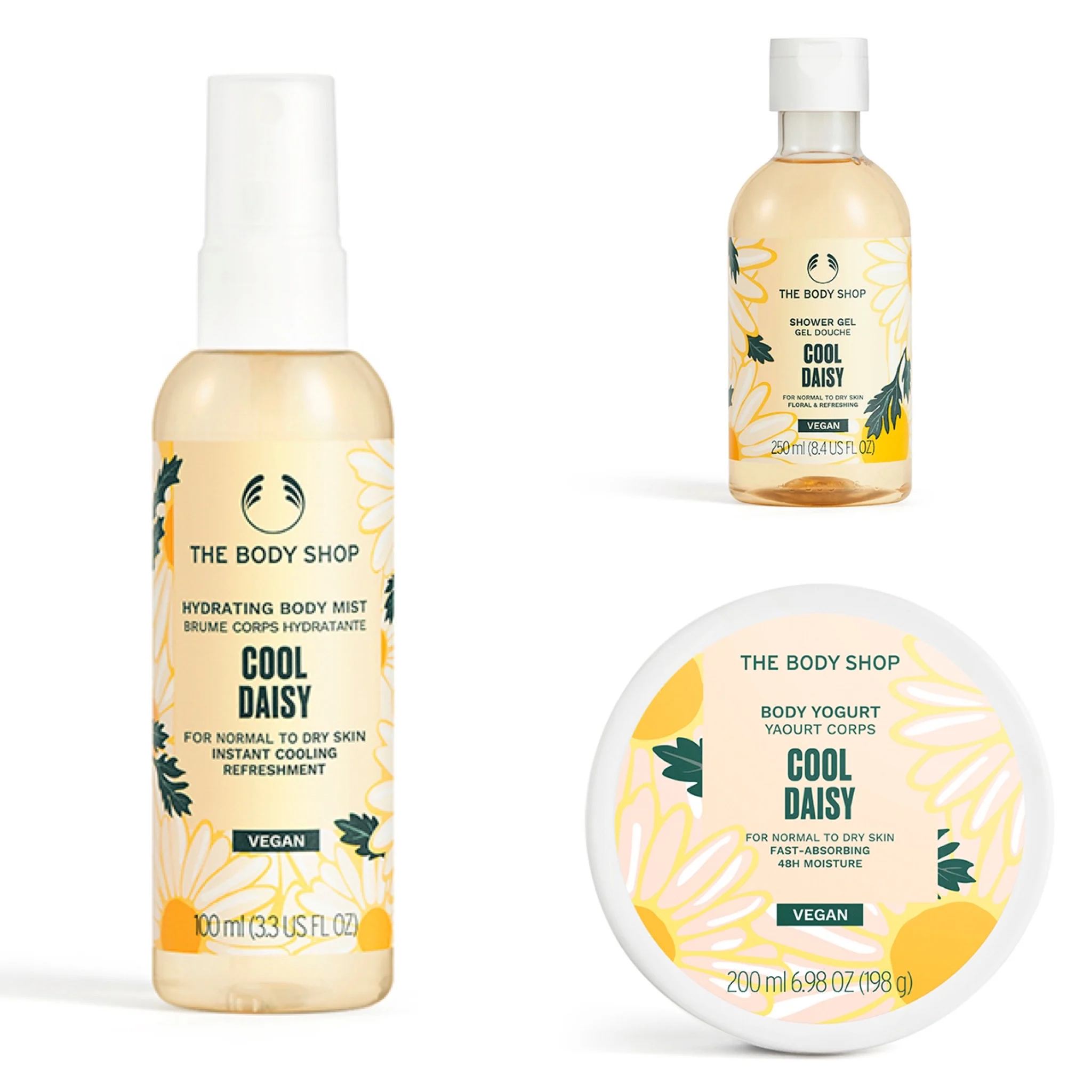 The Body Shop Fresh Raspberry + Cool Daisy Summer 2021 Collection