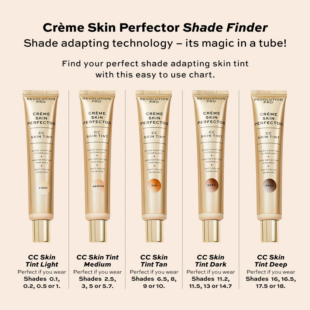 Revolution Pro CC Perfecting Skin Tints