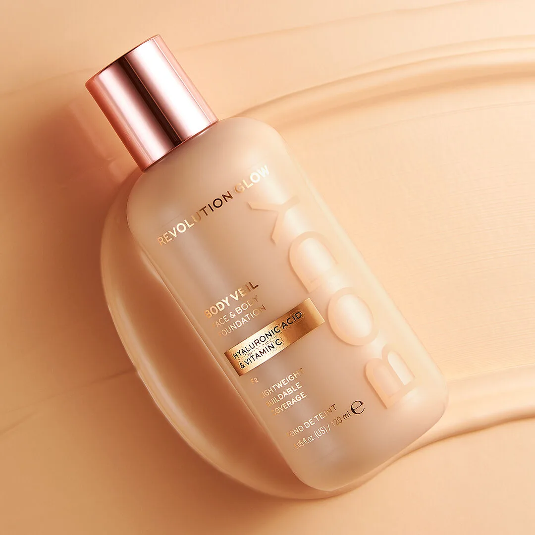 Revolution Glow Body Veil Face & Body Foundation