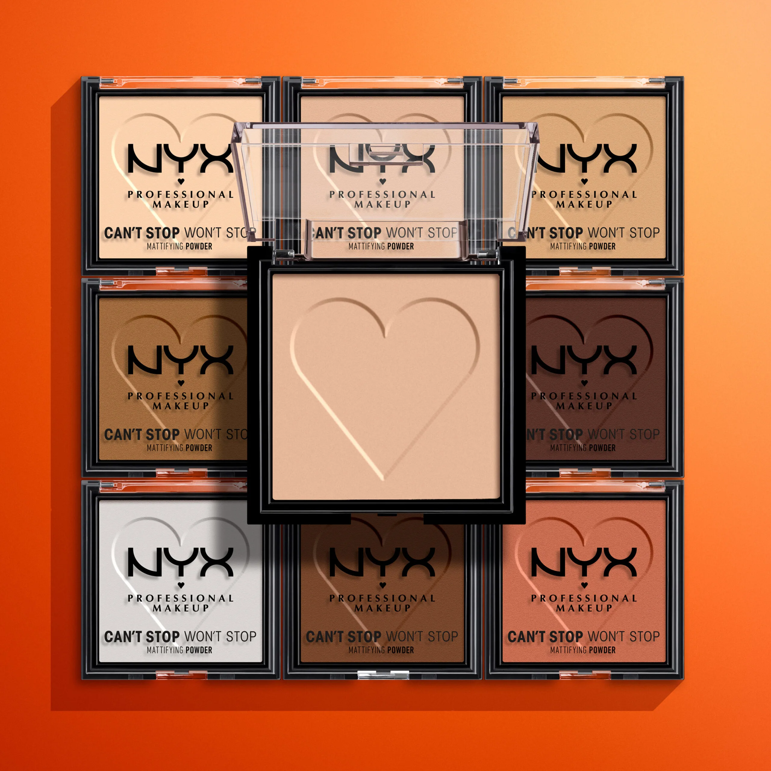 Матуюча пресована пудра NYX Can't Stop Не зупиниться